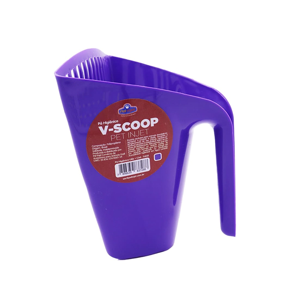 Pá Higiênica V Scoop Furba Lilas