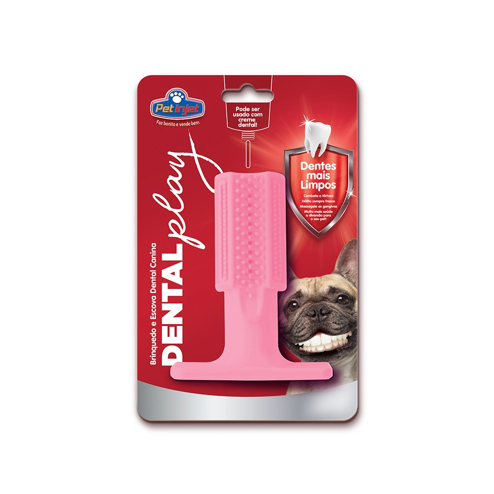 Brinquedo Pet Injet Dental Play Rosa