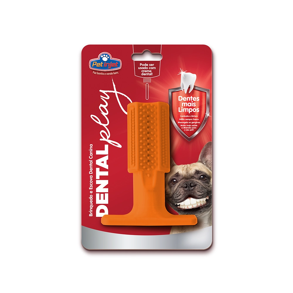 Brinquedo Dental Play Laranja Petinjet Un
