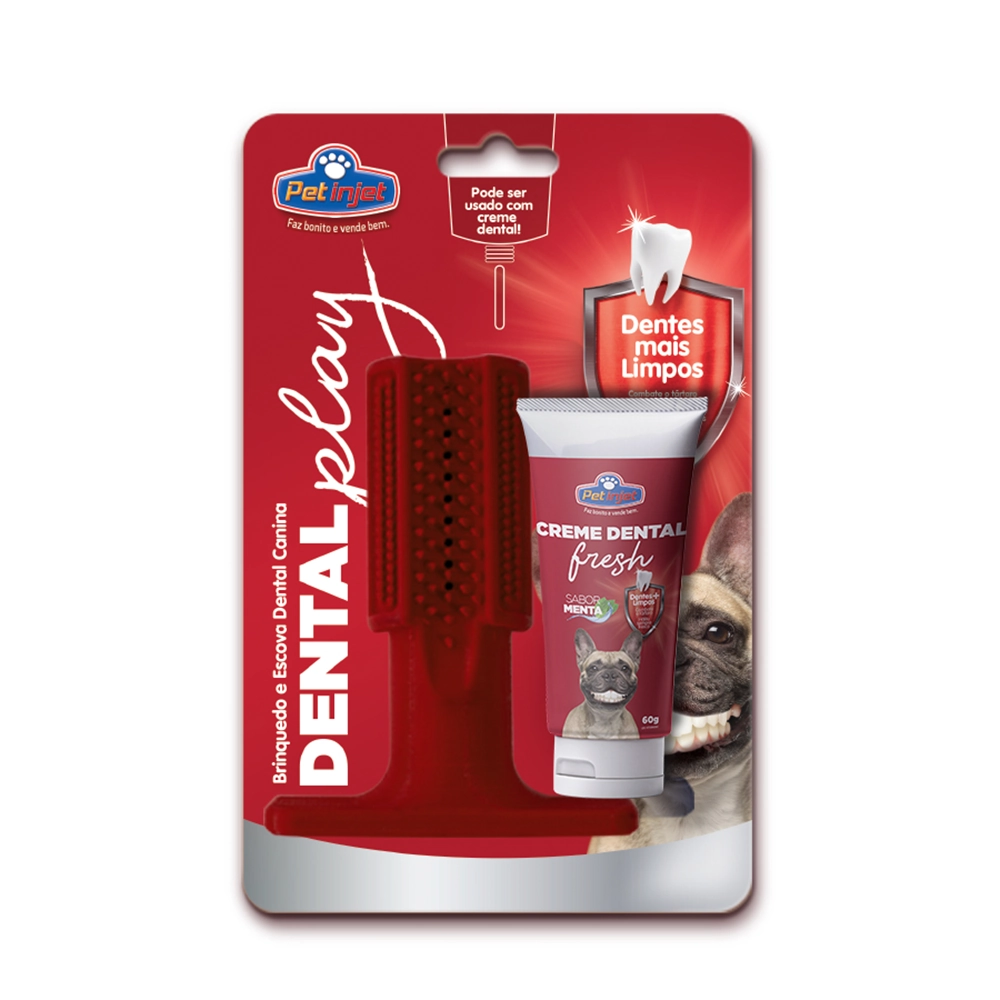 Dental Play C/ Creme Dental Vermelho 1x1