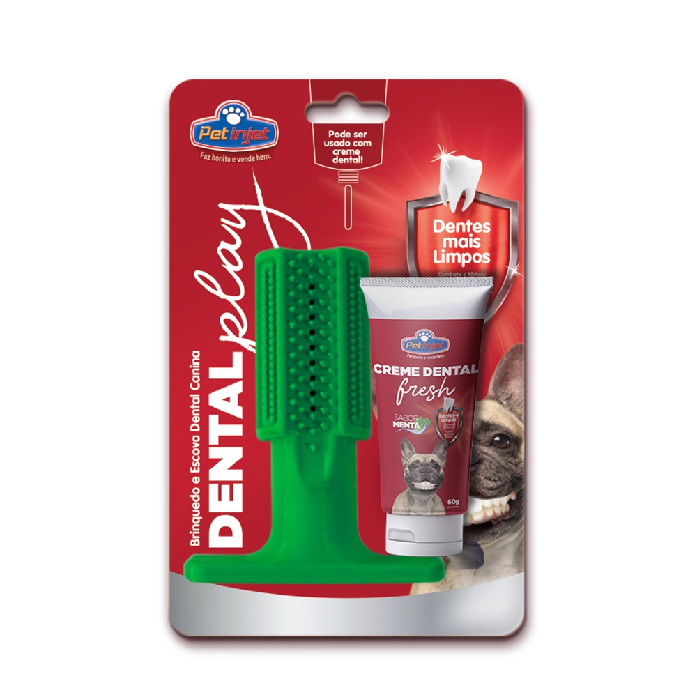 Brinq Escova Dental Play C/cr Dent Verde