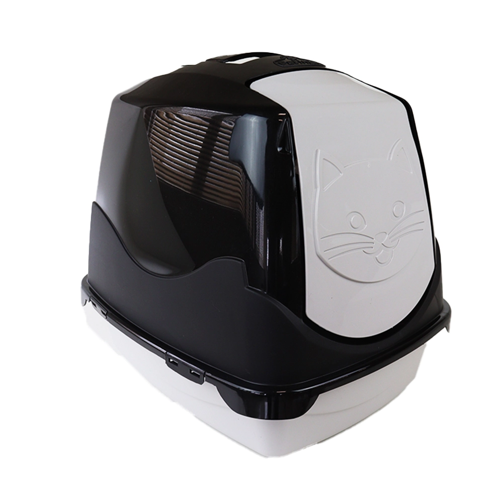 Banheiro Para Gatos Cat Toilet Preto E Branco