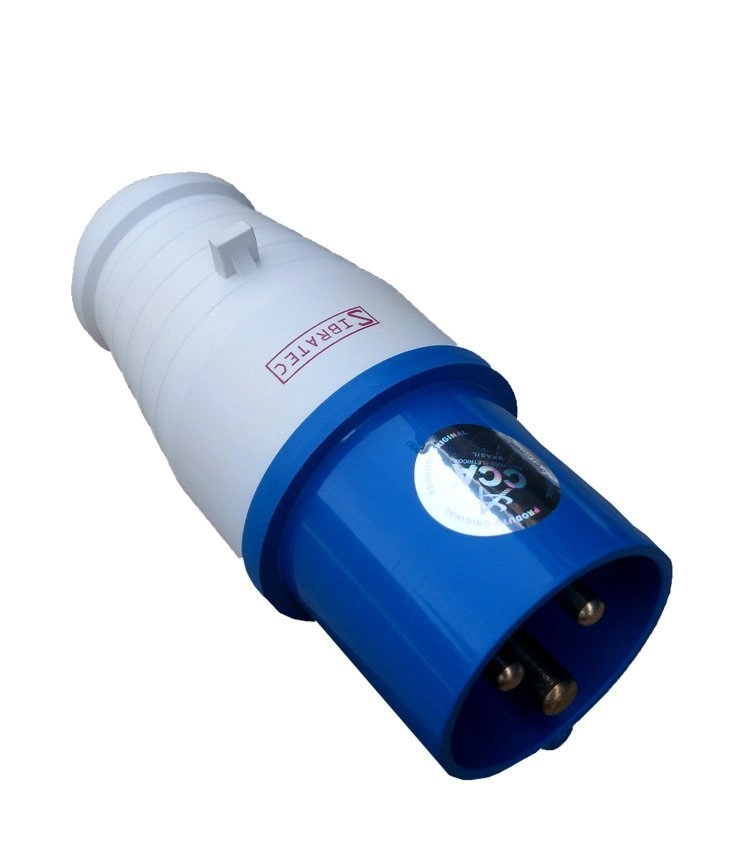 Plugue Pendente Industrial 220vca Azul 16a 9h 3p+n+t