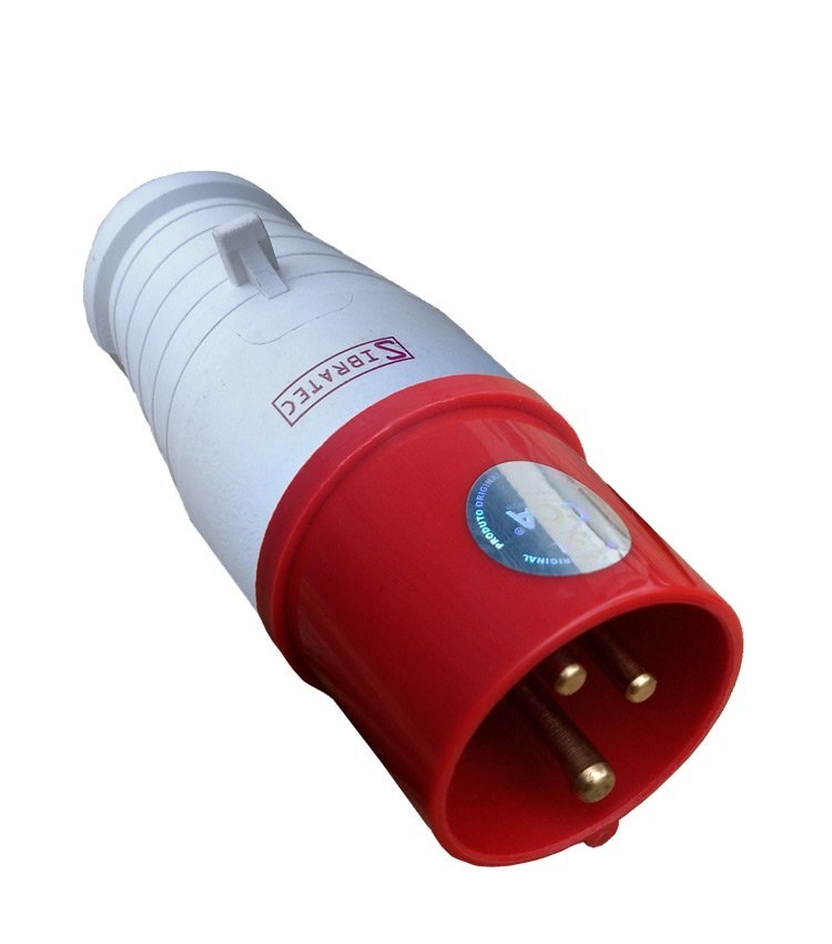 Plugue Pendente Industrial 380vca Vermelho 32a 6h 3p+n+t