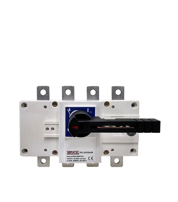 Chave Seccionadora Rotativa Sgl-z-4p | 2 Posições | Tetrapolar 250a