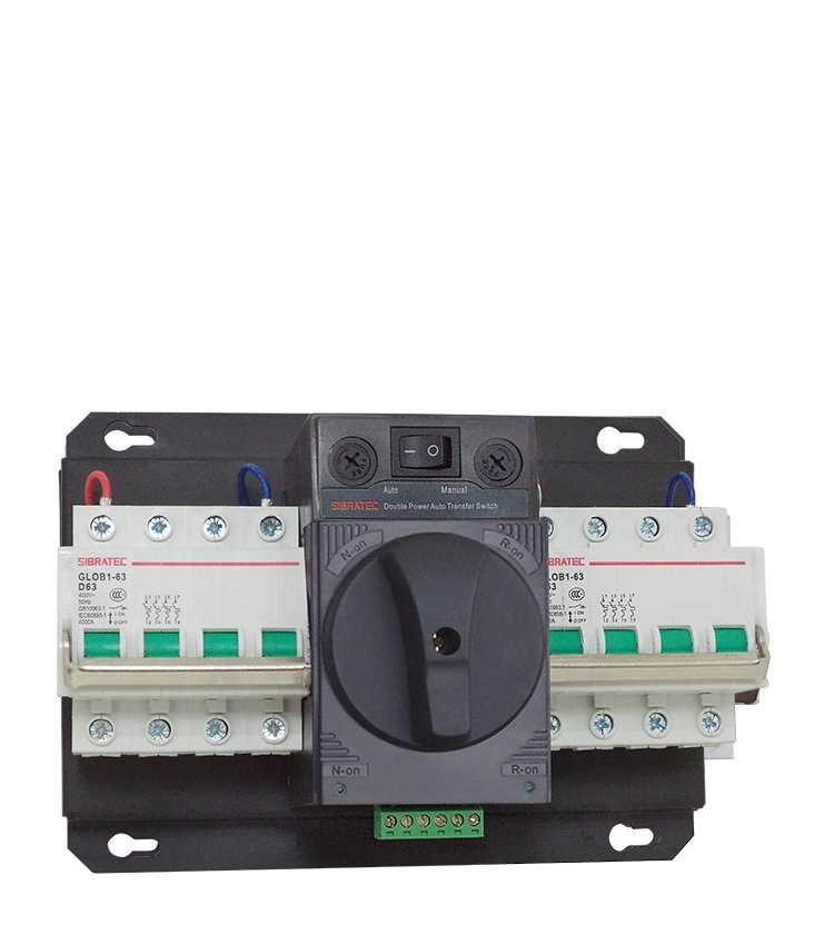 Chave De Transferência Automática | Rede/gerador | Sob Carga | Tetrapolar | Hycq5 63a