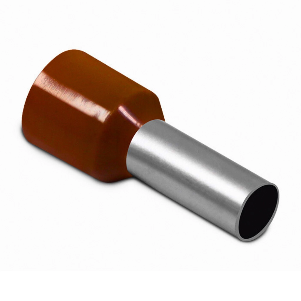Terminal Cobre Oco 10mm Marrom Sibratec
