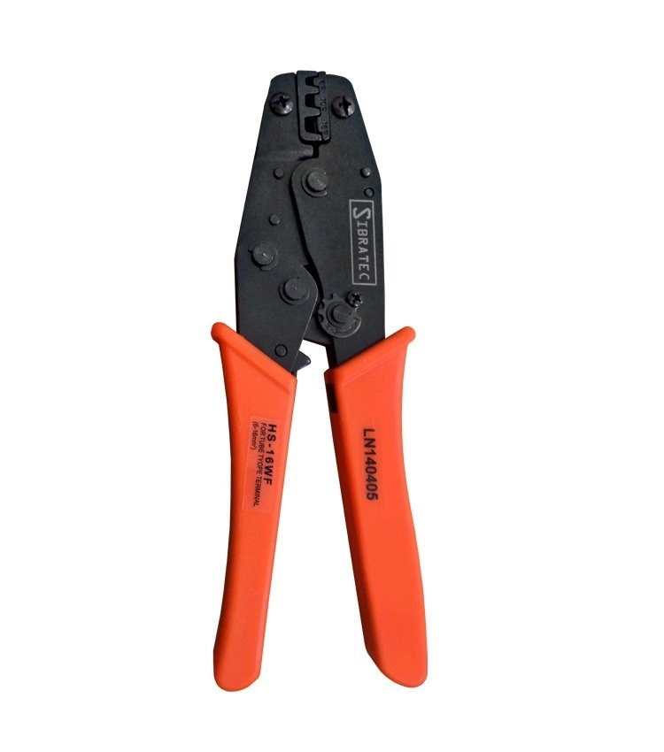 Alicate De Prensar Terminais Pré Isolado Tubular Hs-16wf - De 6 A 16mm²