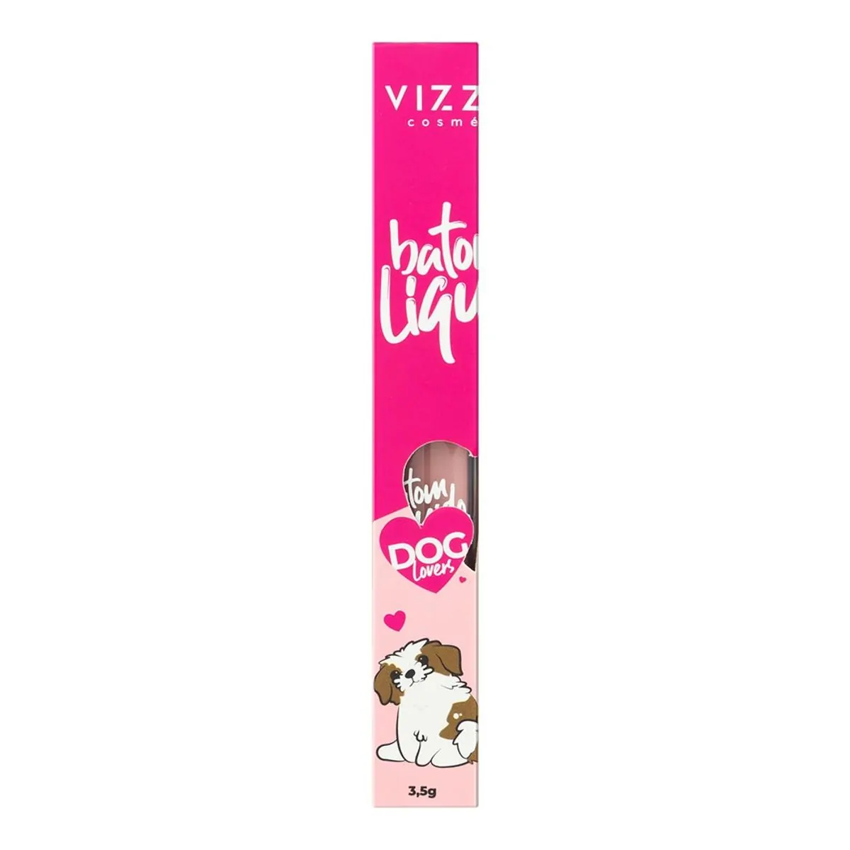 Batom Líquido Matte Shih Tzu Vizzela Dog Lovers 3,5g