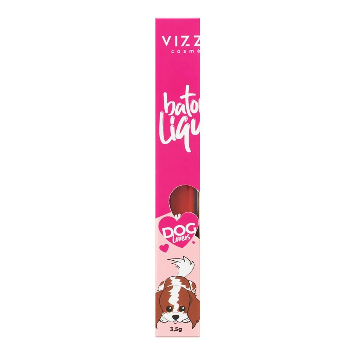 Batom Líquido Matte Cavalier Vizzela Dog Lovers 3,5g