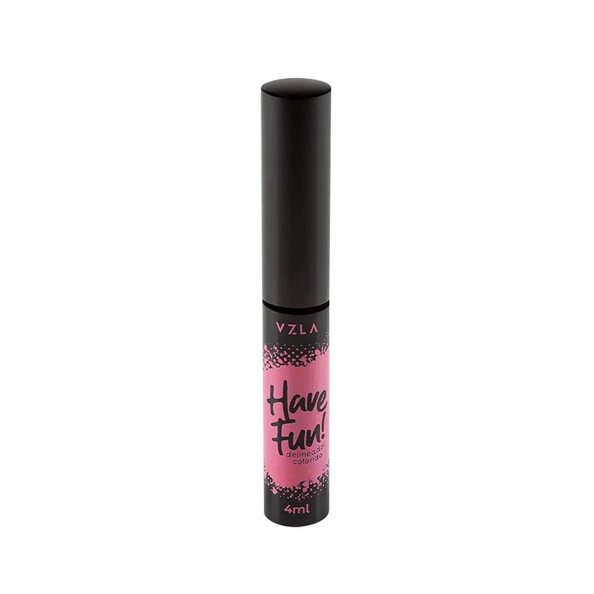 Delineador Colorido Have Fun Rosa 4ml Vizzela