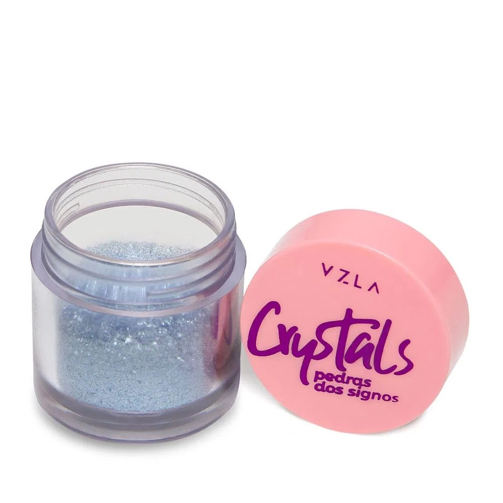Glitter Vizzela Ecobrilho Crystal Virgem 1un