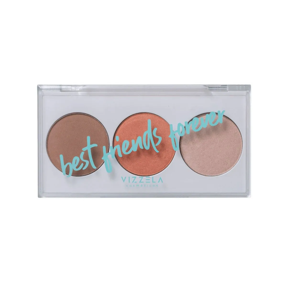 Paleta De Contorno Bff Vizzela Cor 01 7,5g