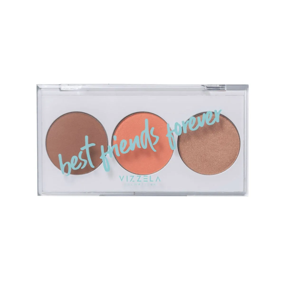 Paleta De Contorno Bff Vizzela Cor 03 7,5g