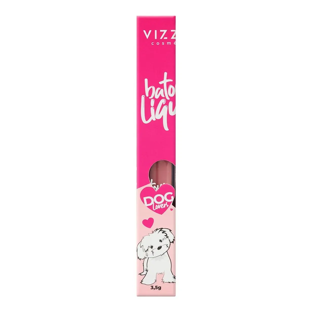 Batom Líquido Matte Maltês Vizzela Dog Lovers 3,5g