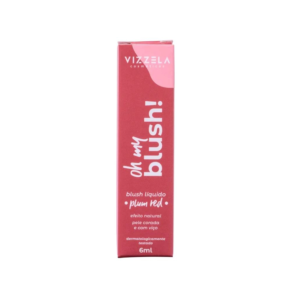 Vizzela Oh My Blush Blush Liq Plump Red Cor04 6ml