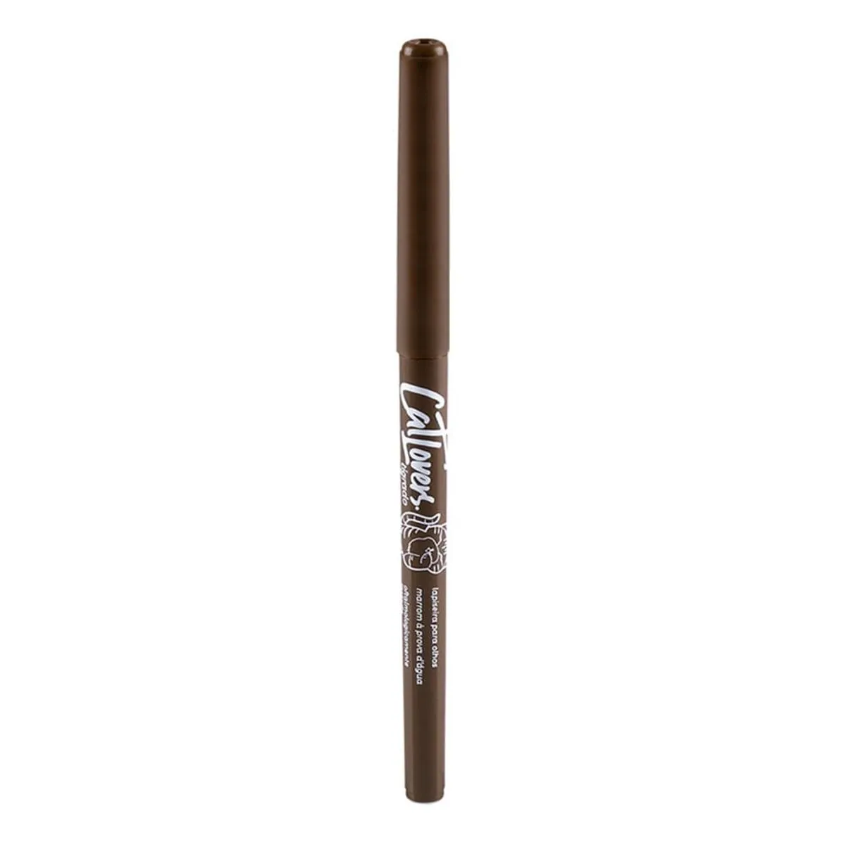 Lapiseira Para Os Olhos Marrom Vizzela Cat Lovers Tigrado Blister 0,24g