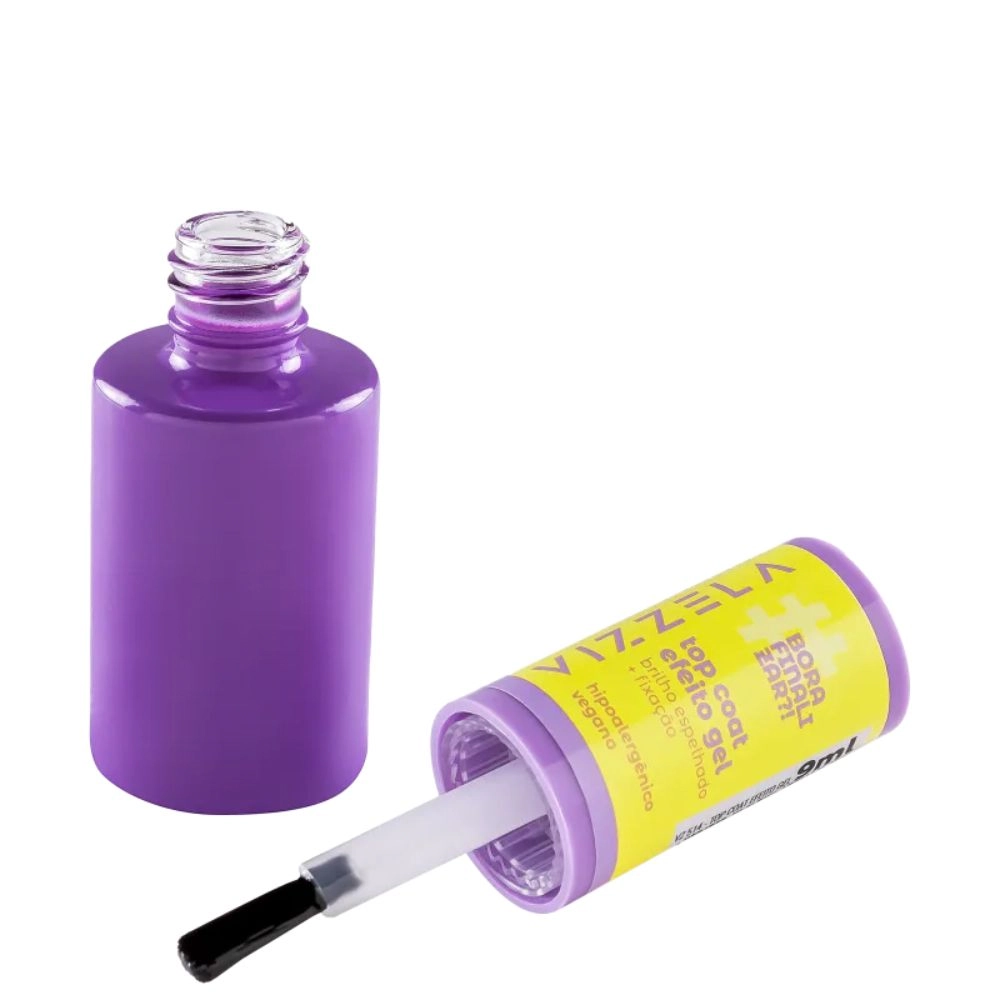 Base Efeito Gel Vizzela Bora Finalizar? Frasco 9ml