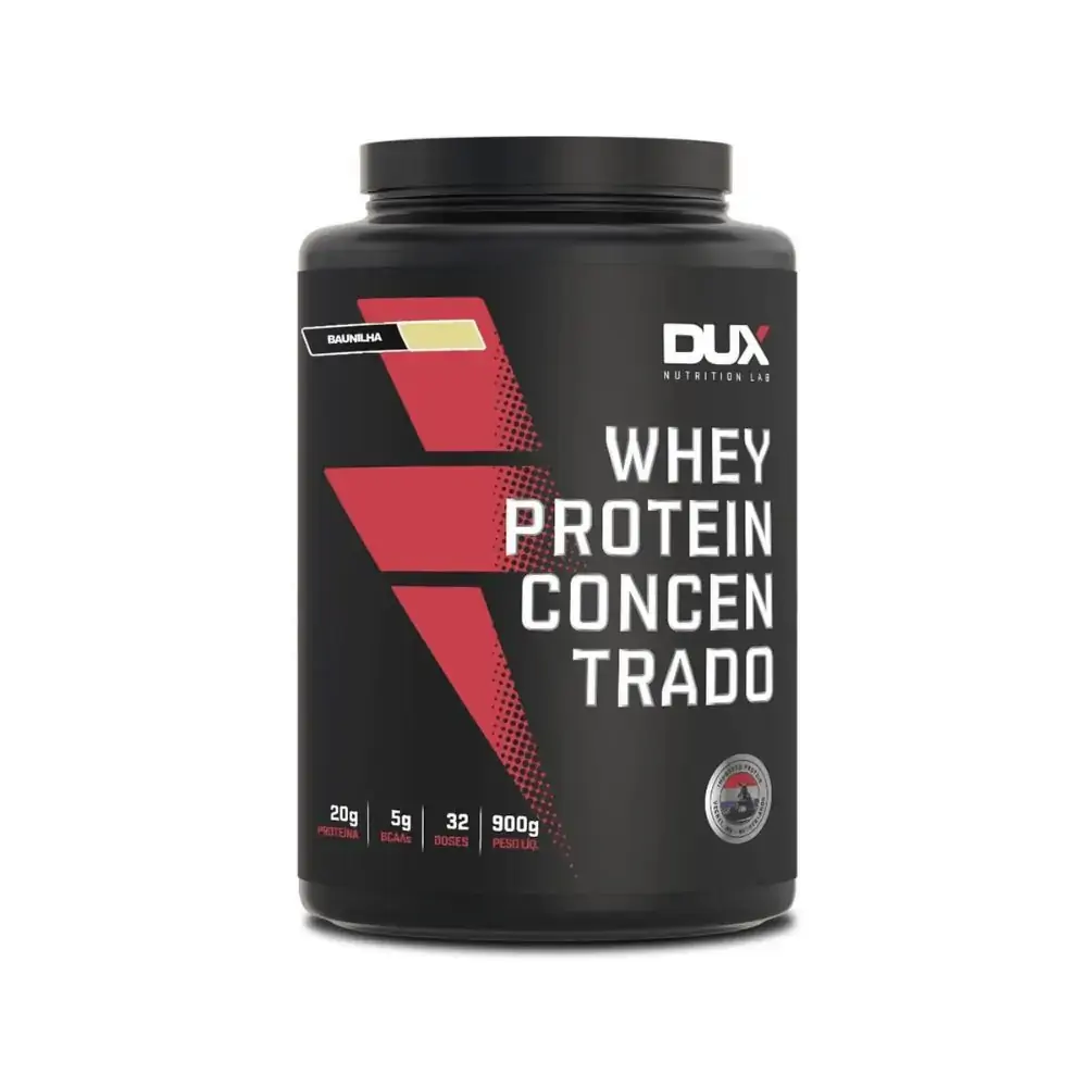 Whey Protein Concentrado Baunilha - Dux Nutrition - 900g