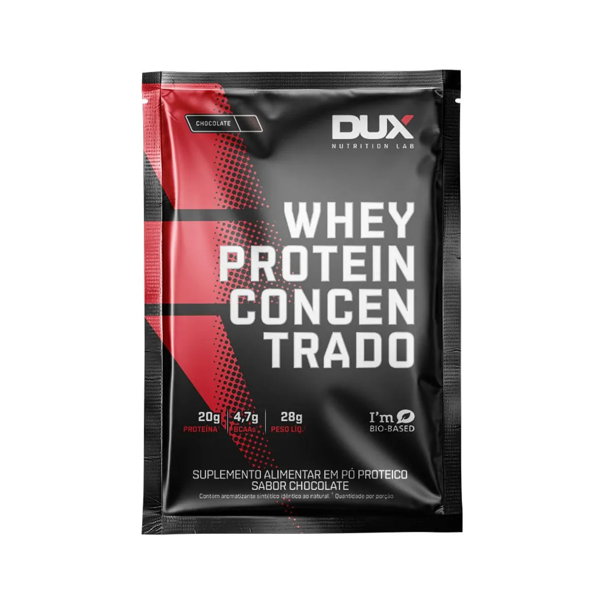 Whey Protein Concentrado Sachê 28G Dux Nutrition Sachê Cappuccino