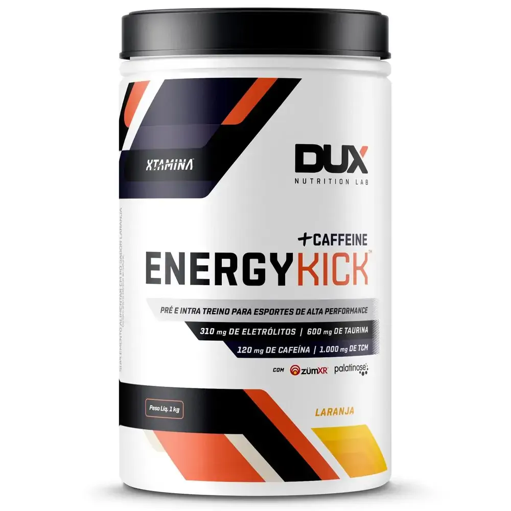 Energy Kick Caffeine 1000g Dux Nutrition Laranja
