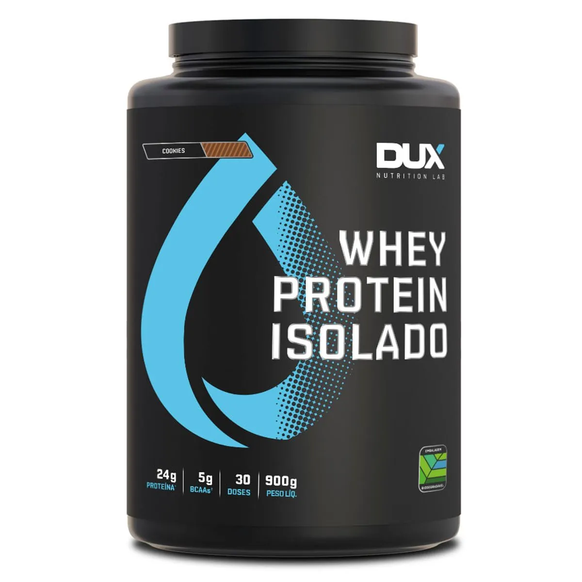Whey Protein Isolado Cookies 900g Dux Nutrition