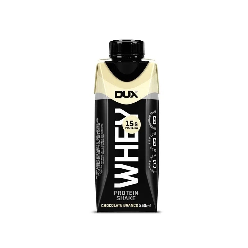 Whey Protein Shake Choc Branco 250ml Dux