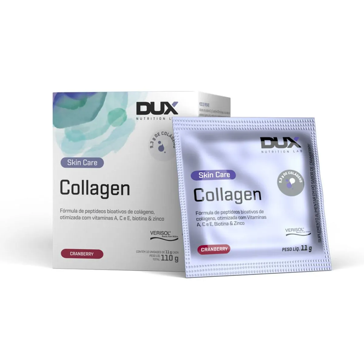 Collagen Skin Care Cranberry Dux Nutrition Lab Sachê 11g