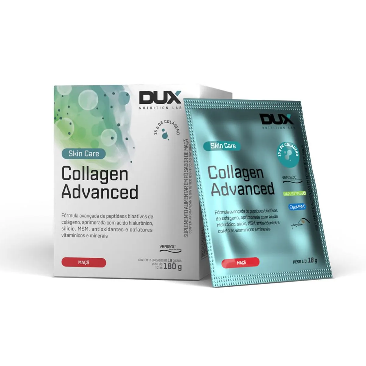 Collagen Advanced 10 Sachês Maçã Sachê 18G
