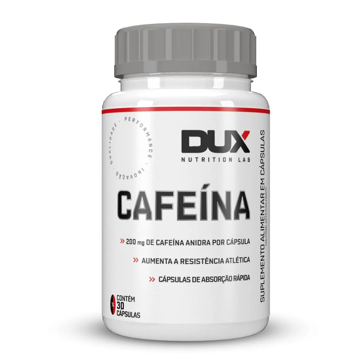 Cafeína Pote 30 Cápsulas Dux Nutrition Cafeína - Pote 30 Cápsulas