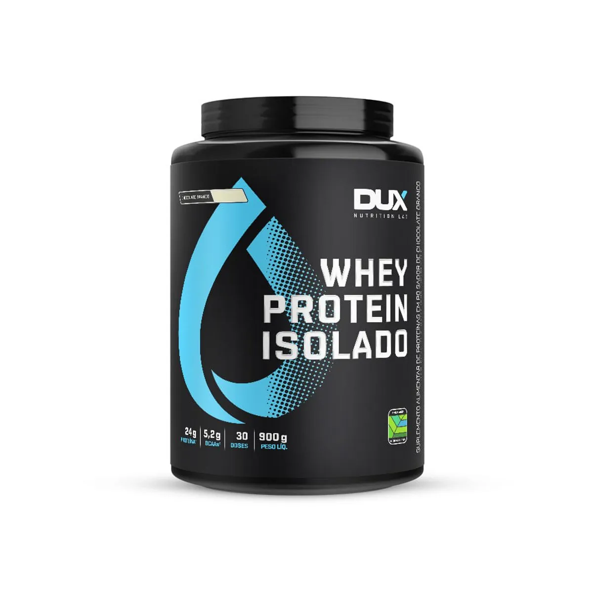 Whey Protein Isolado - Pote 900G Sabor Chocolate Branco - 900G