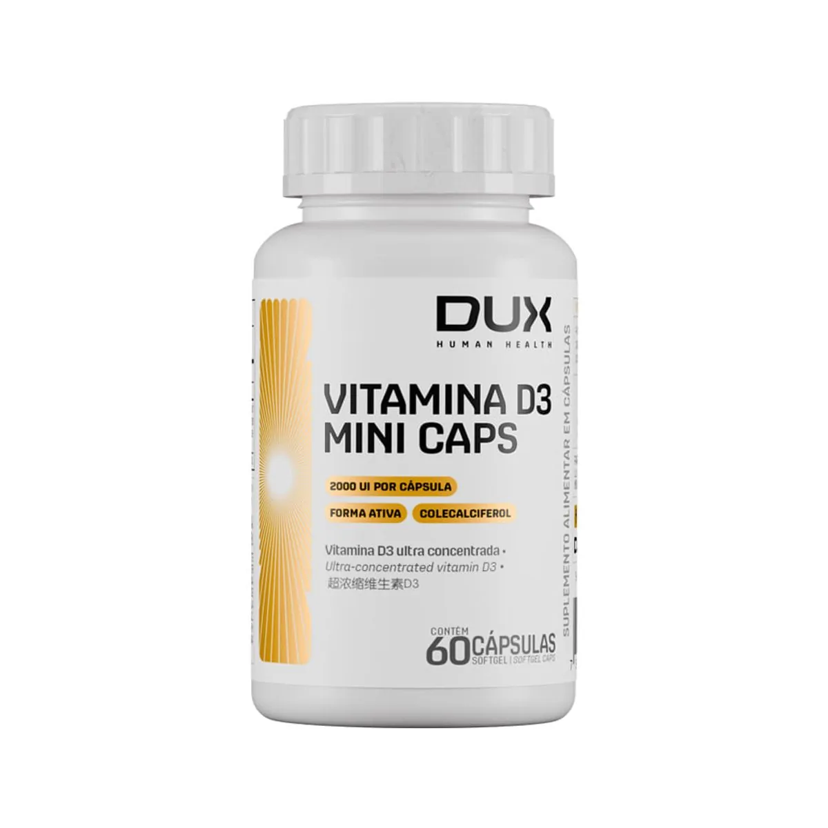 Vitamina D3 Dux C/60 Capsulas