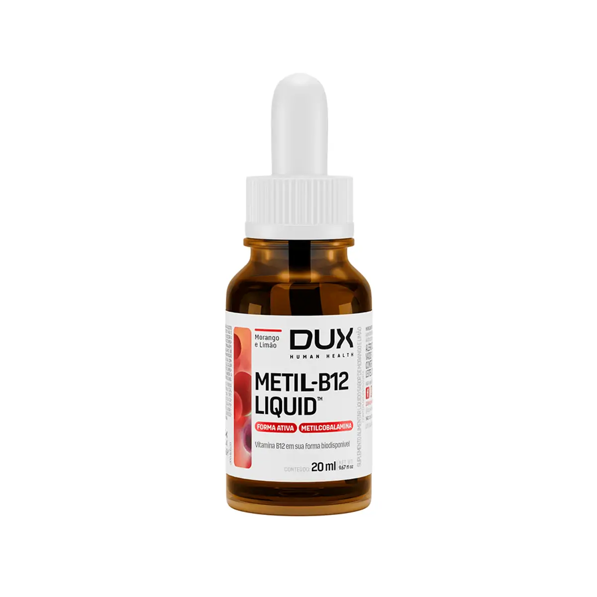 METIL-B12 20ML - MORANGO E LIMAO