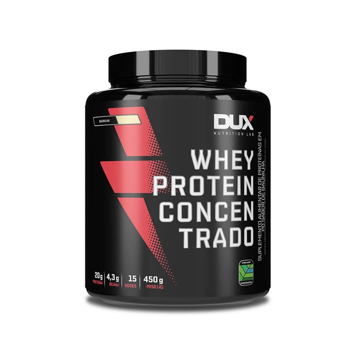 WHEY PROTEIN CONCENTRADO - POTE 450G - Sabor Caramelo Salgado - 450g