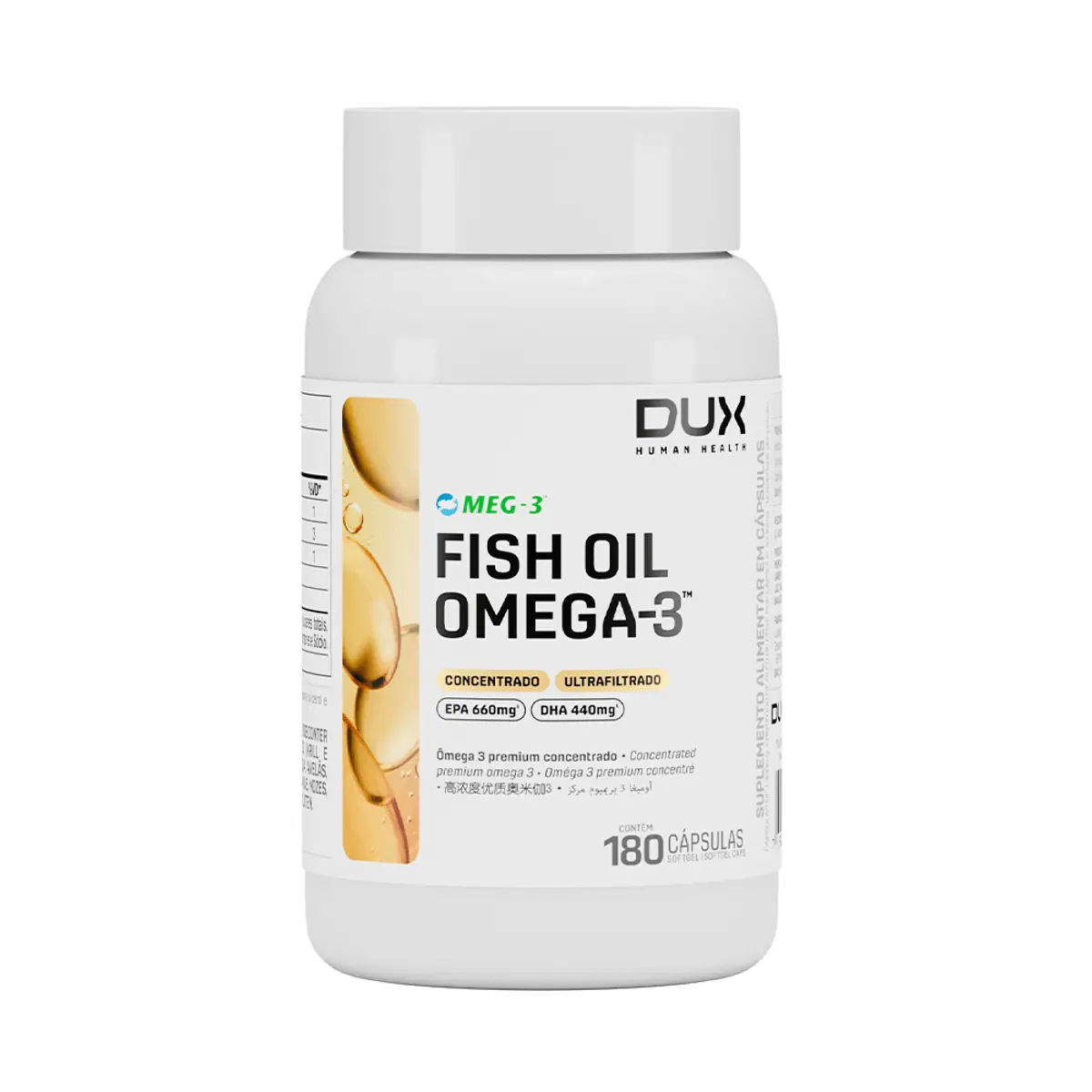 FISH OIL OMEGA-3 180 CÁPSULAS - 180 CAPSULAS