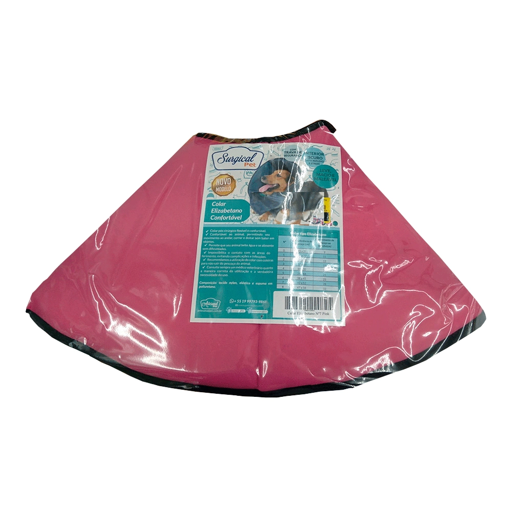 Colar Elizabetano Conforto 7 Pink