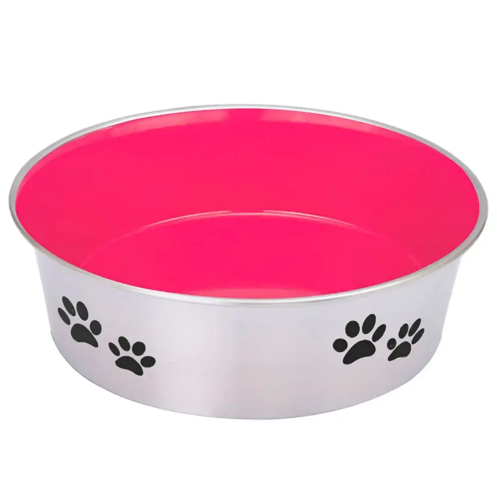 Tigela Inox Patas Advantage Rosa 1.9 L