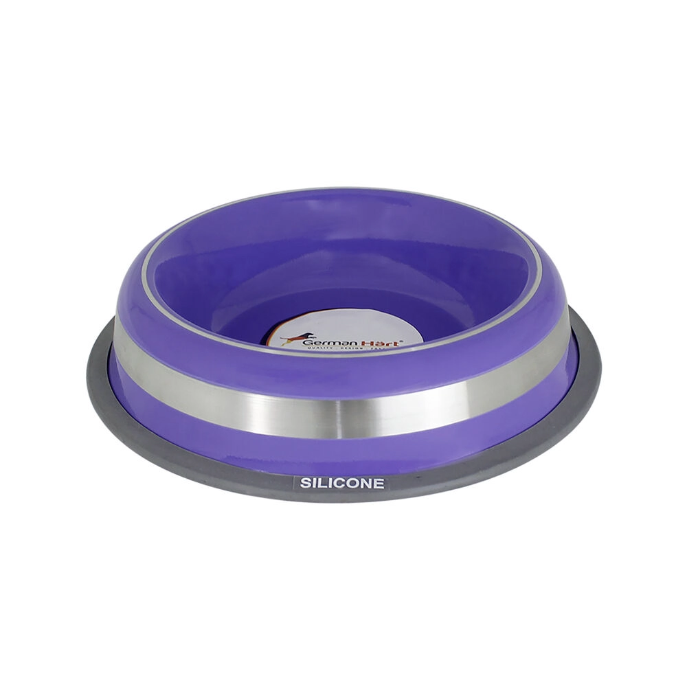 Comedouro Inox GermanHart Prestige Roxo 250ml