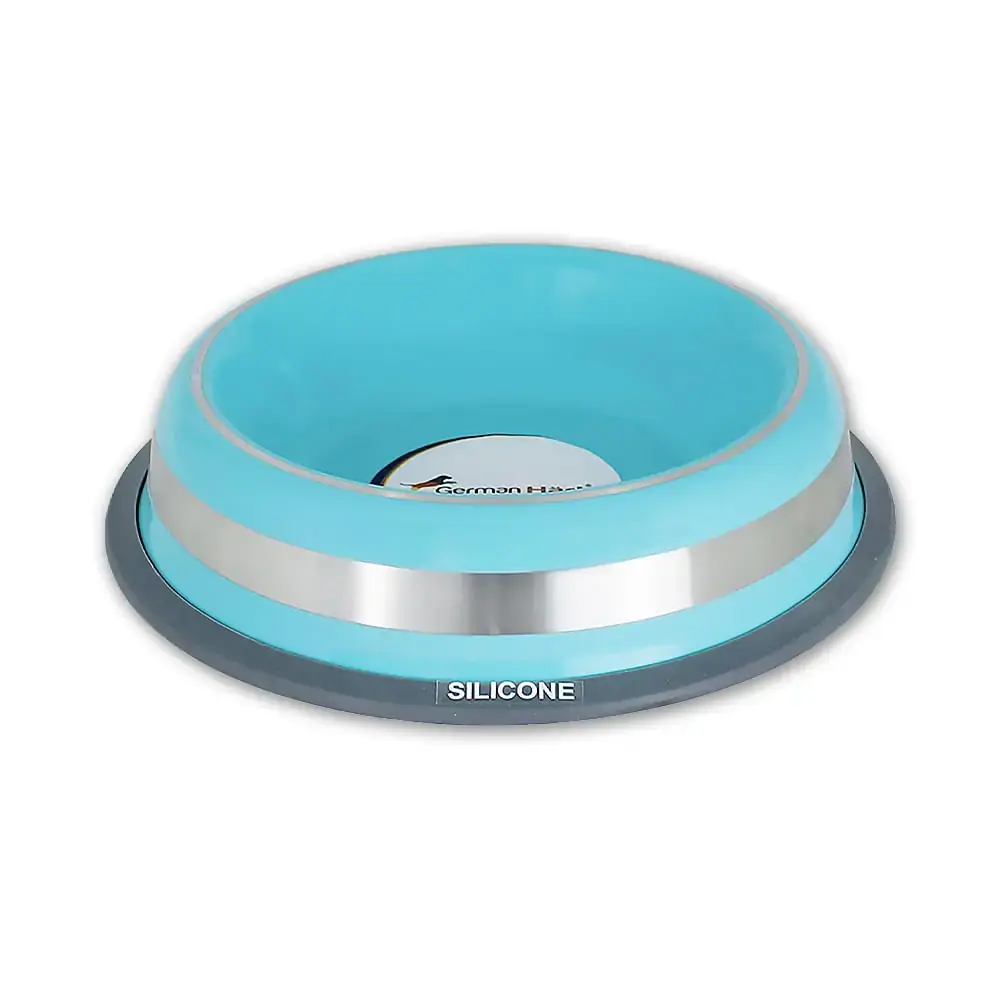 Comedouro Inox Prestige Azul P 250ml