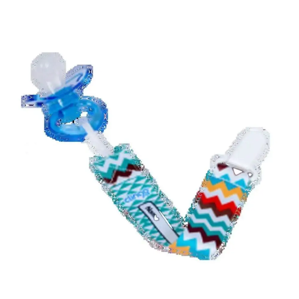 Prendedor De Chupeta Listras Zig Zag - Clingo