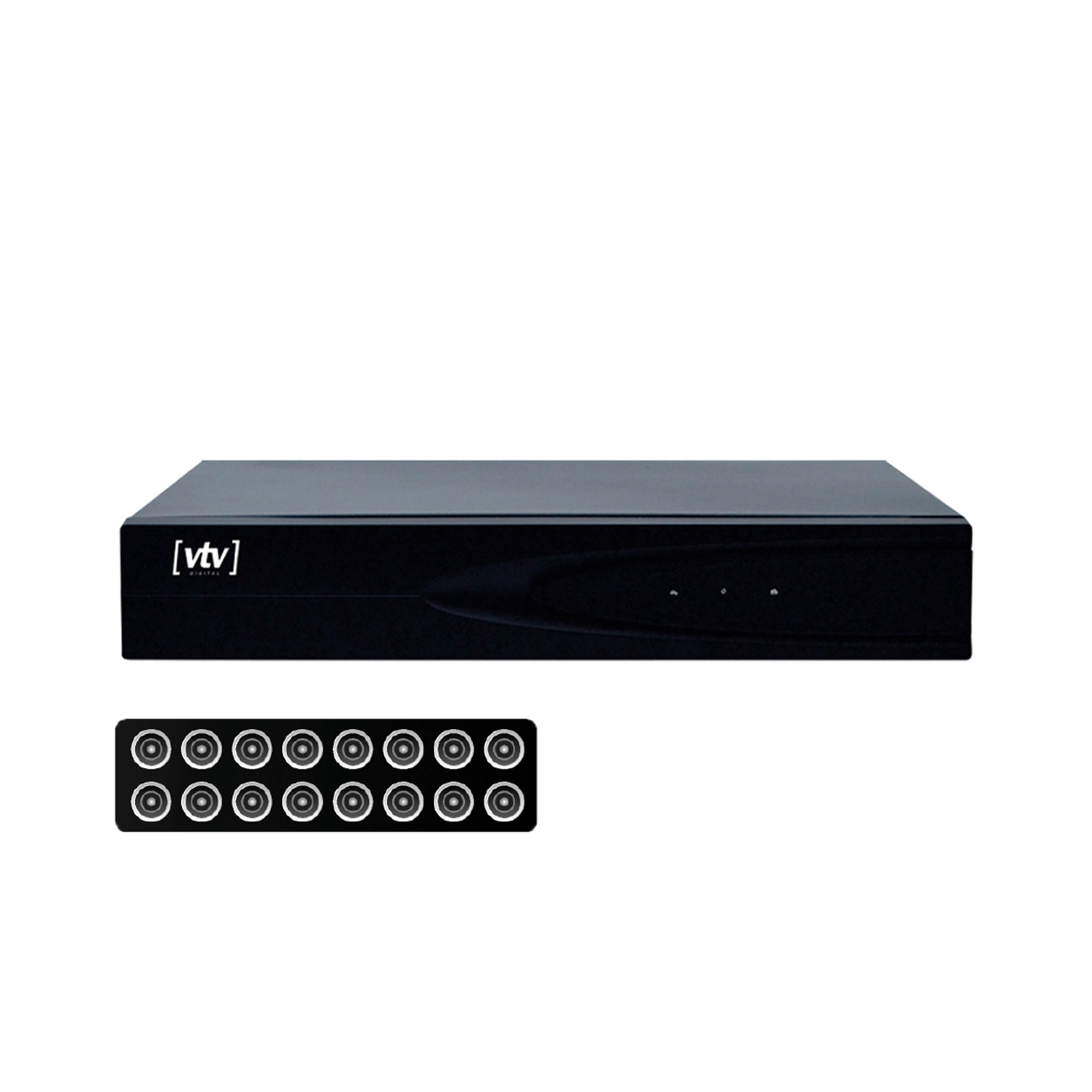 Gravador Digital de Vídeo DVR AHD 16 Canais HD 1TB VTV