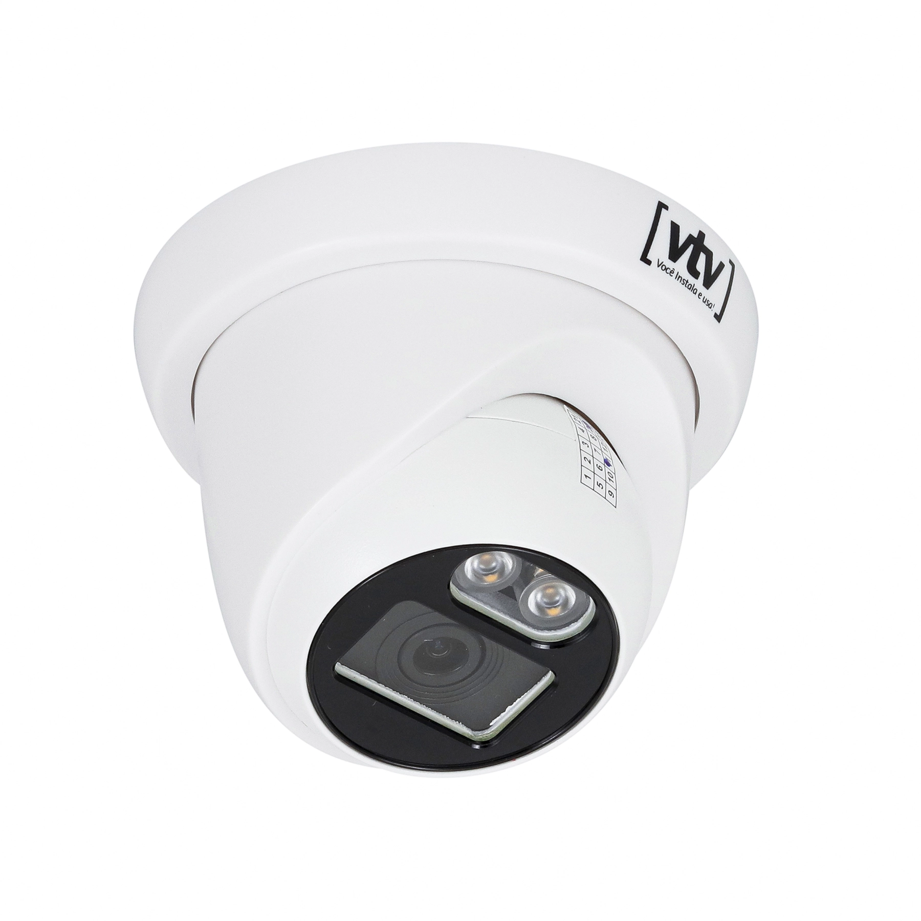 Câmera Dome 2.0 Full HD Branco Color Night VTV