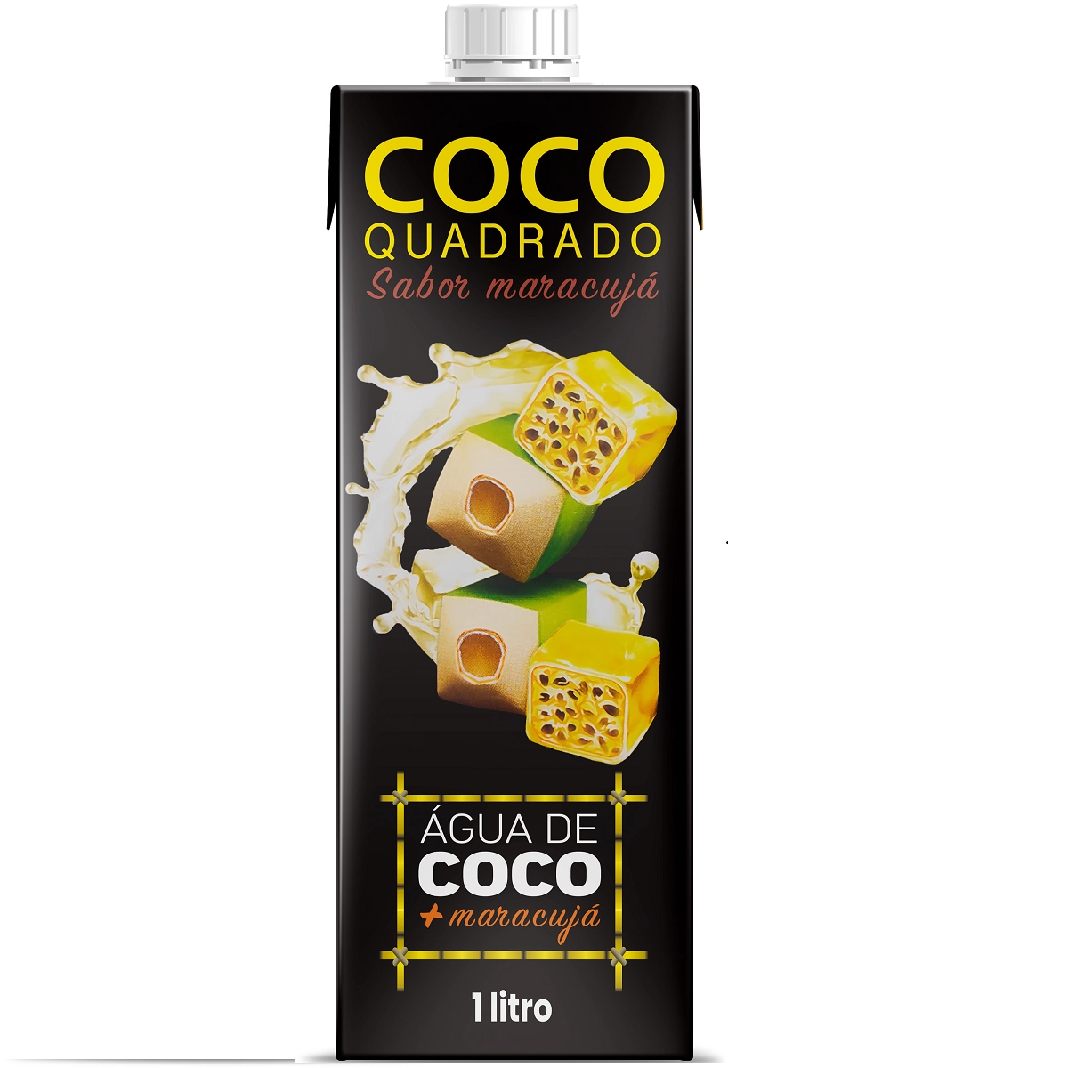 Água de Coco + Maracujá Quadrado 1L