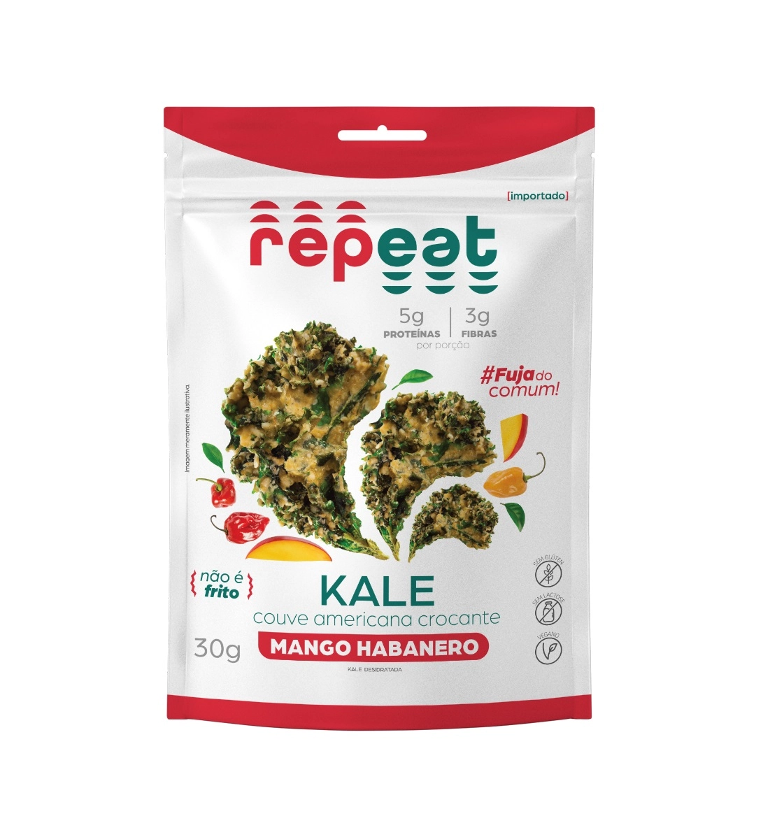 Snack Kale Mango Habanero Repeat 30g