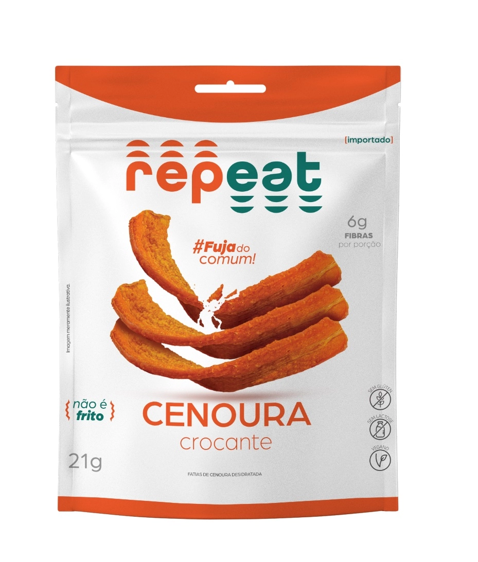 Snack Cenoura Repeat 21g
