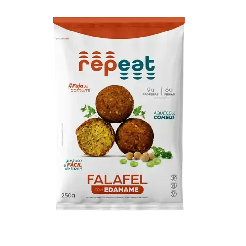 Falafel de Edamame Sem Glúten Repeat 250g