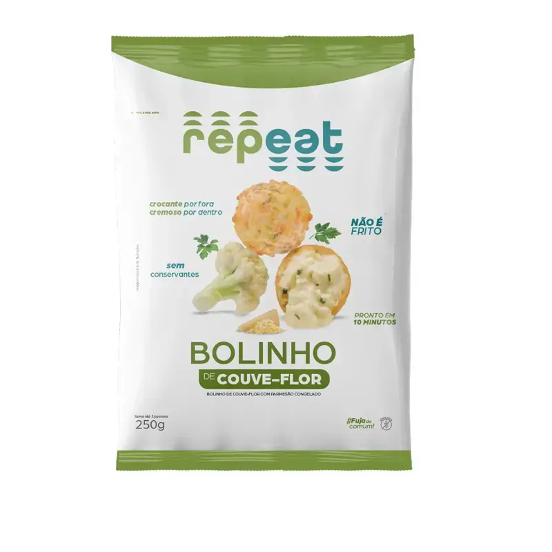 Bolinho Couve Flor Cong Repeat 250g