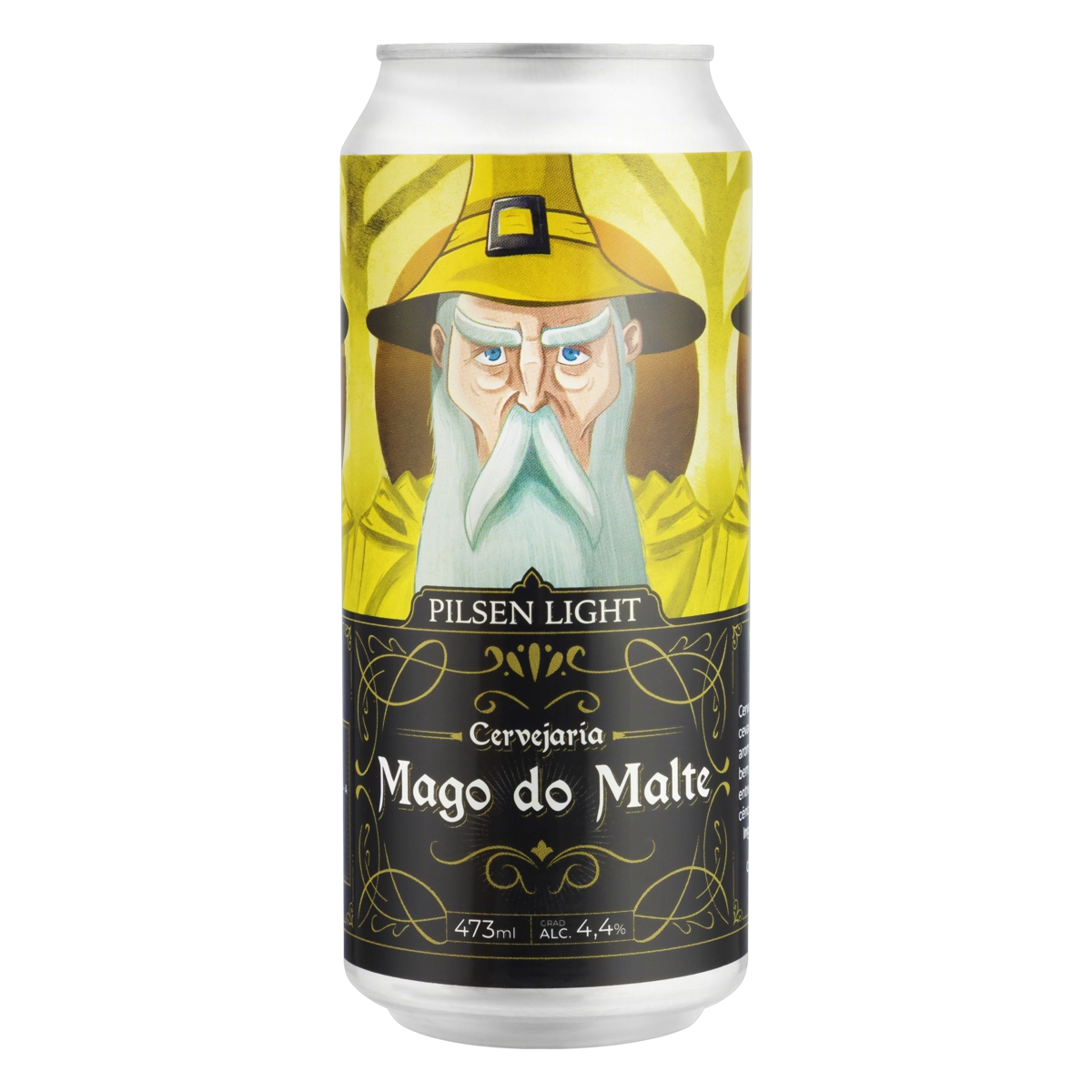 Cerveja Pilsen Puro Malte Light Mago Do Malte Lata 473ml