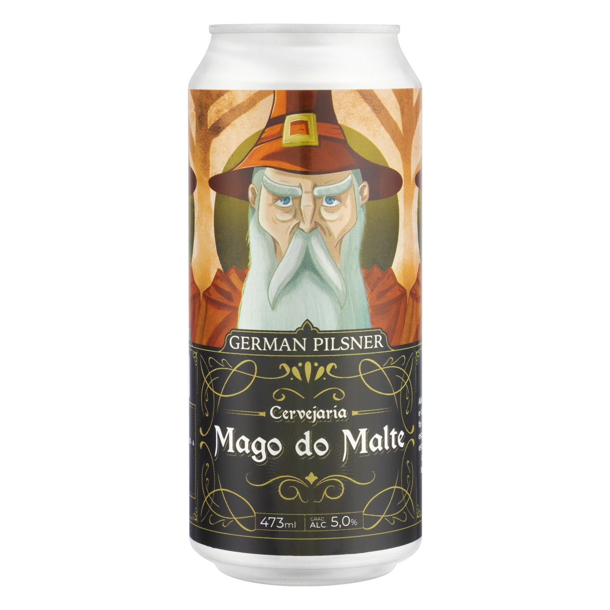 Cerveja German Pilsner Puro Malte Mago Do Malte Lata 473ml