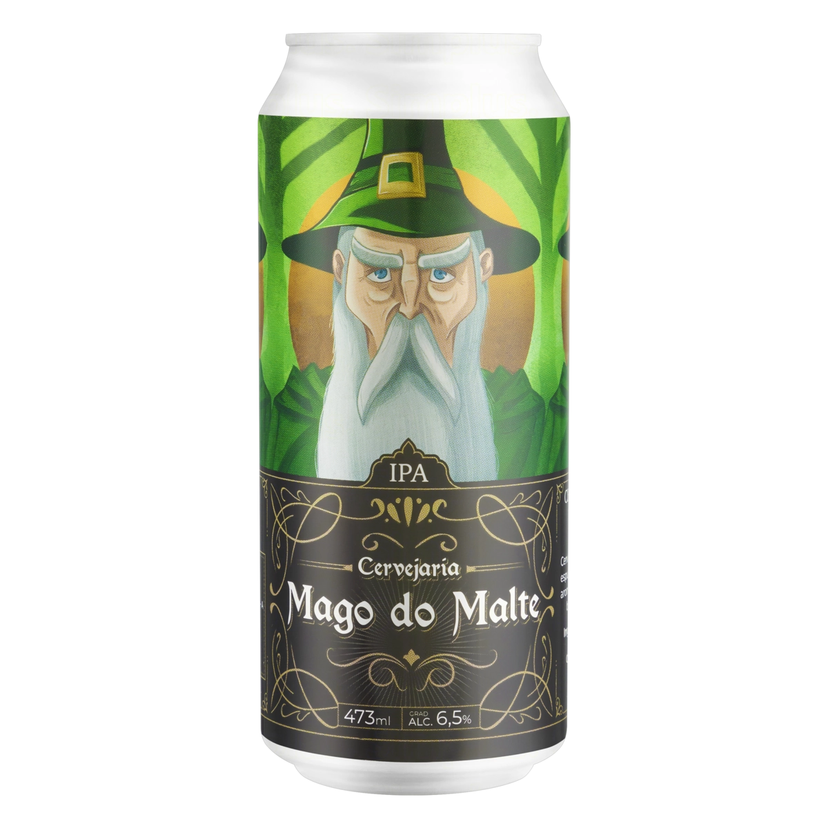 Cerveja Ipa Puro Malte Mago Do Malte Lata 473ml